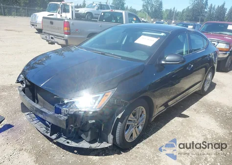 2019 Hyundai Elantra Sel z USA, uszkodzony, nr VIN 5NPD84LF8KH415140